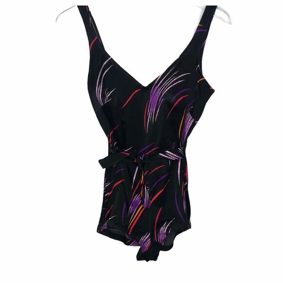 1970s Rose Marie Reid Belted Swimsuit Maillot 12 - Picture 7 of 10